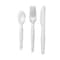 Dixie Cutlery Keeper Tray with Clear Plastic Utensils: 600 Forks, 600 Knives, 600 Spoons, 1800PK CH0180DX7 - alternate 4